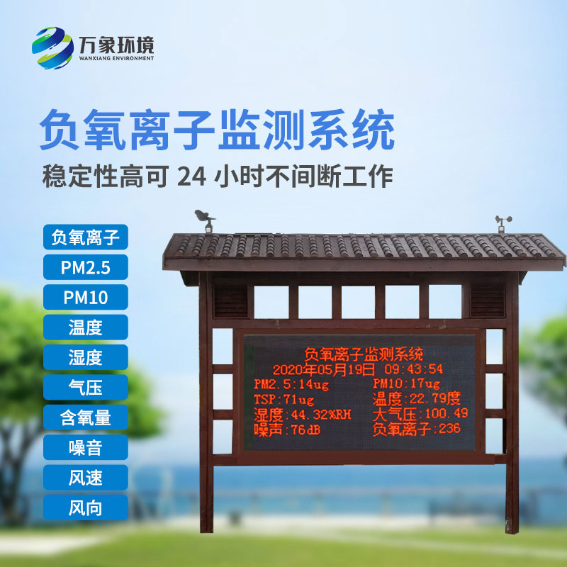 負(fù)氧離子環(huán)境監(jiān)測系統(tǒng)：美觀設(shè)計，精準(zhǔn)監(jiān)測數(shù)據(jù)