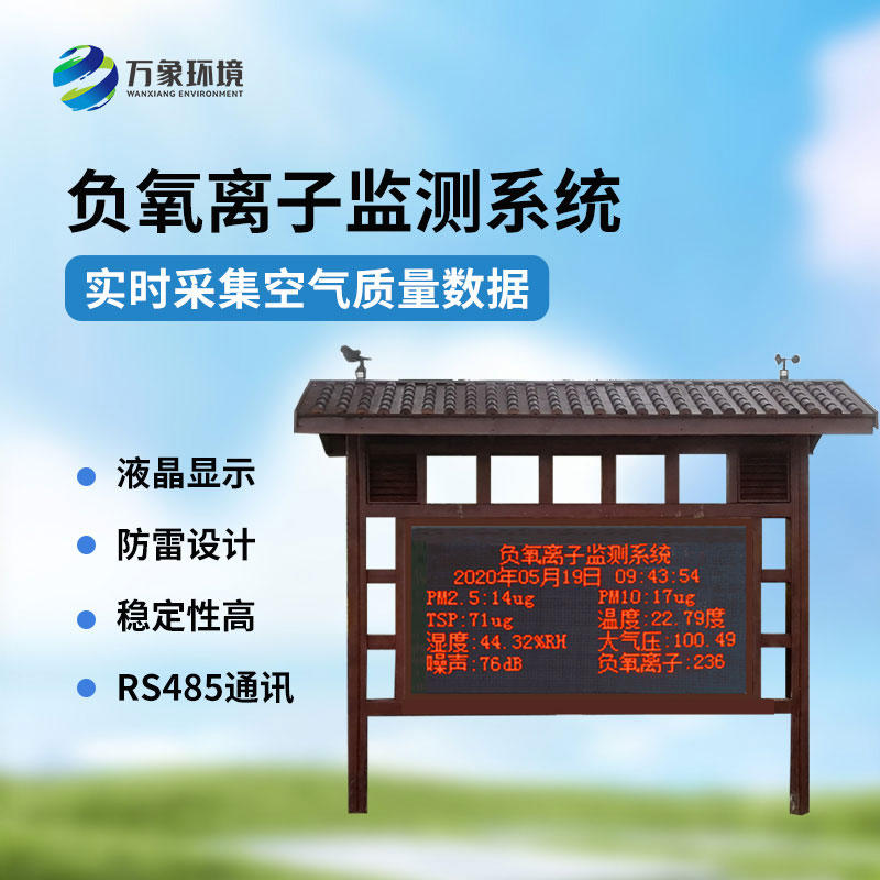 國(guó)產(chǎn)負(fù)氧離子大氣監(jiān)測(cè)系統(tǒng)，創(chuàng)新國(guó)產(chǎn)環(huán)境監(jiān)測(cè)工具